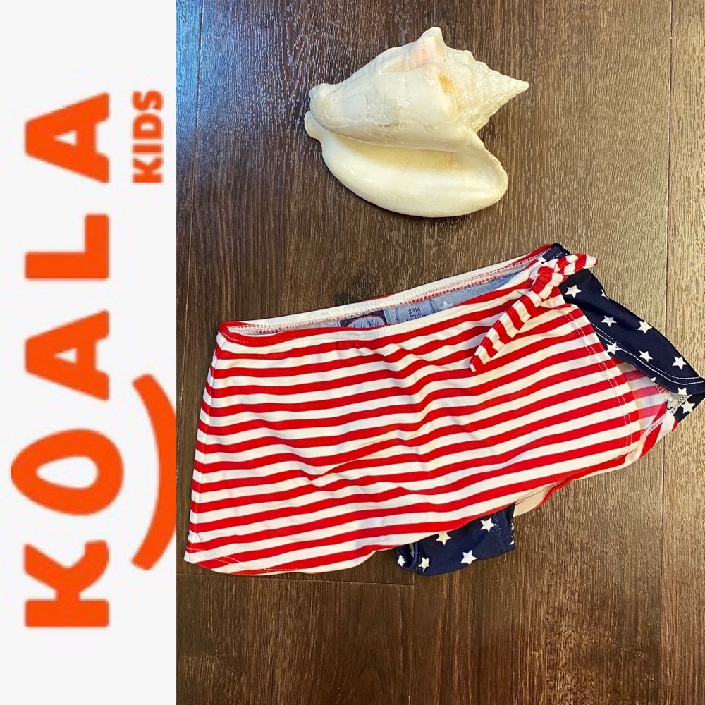 🇺🇸🏖Girls Koala Kids Patriotic Flag Bikini Bot… - Picture 2 of 9